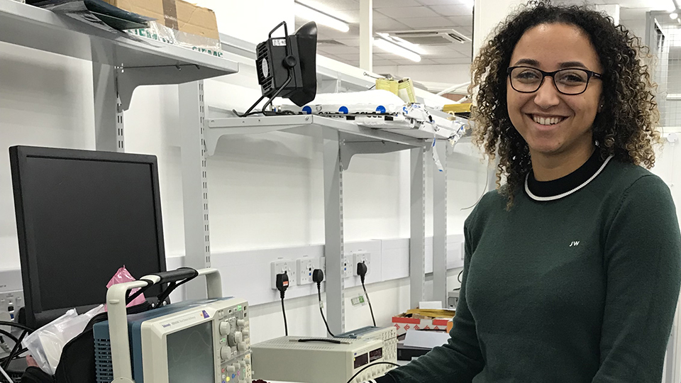 Electrical and Electronic engineering student Ellis Chappell on placement at Siemens